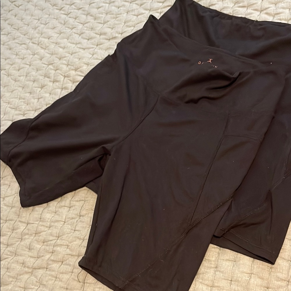 Set of 2 Danskin Black Pocket Bike Shorts - Large